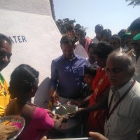 Inauguration of Safe drinking water at Noor onthu Malai village by District Collector